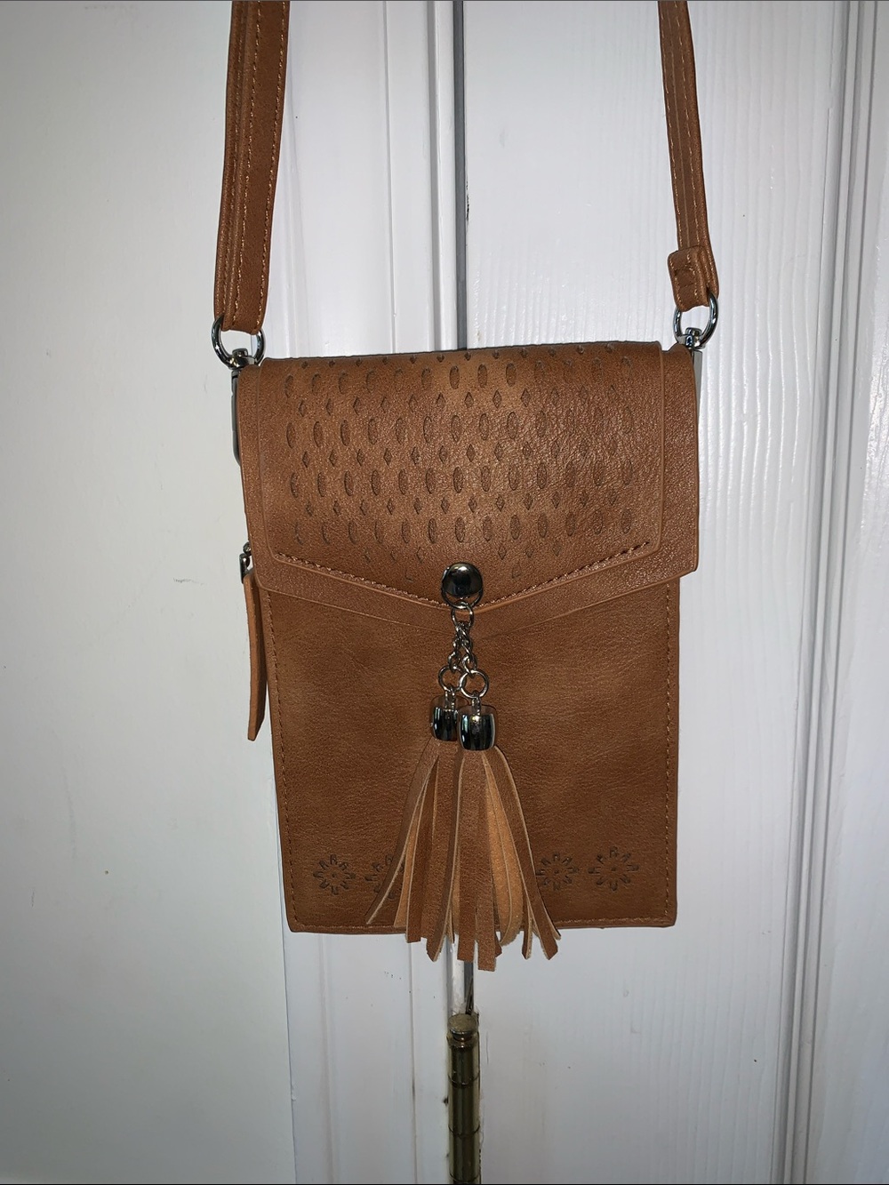 Adorable brown Faux leather Crossbody seOSTO New